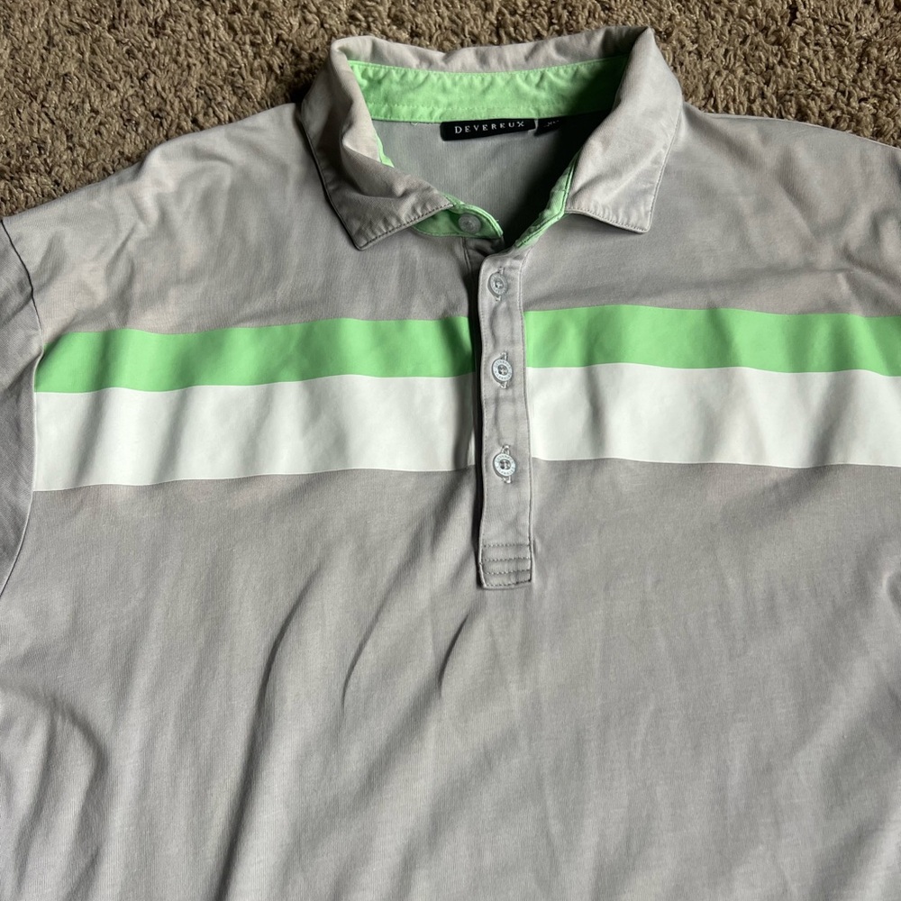 Devereux Golf Polo Shirt XL Pebble Beach Golf Resort Club Green